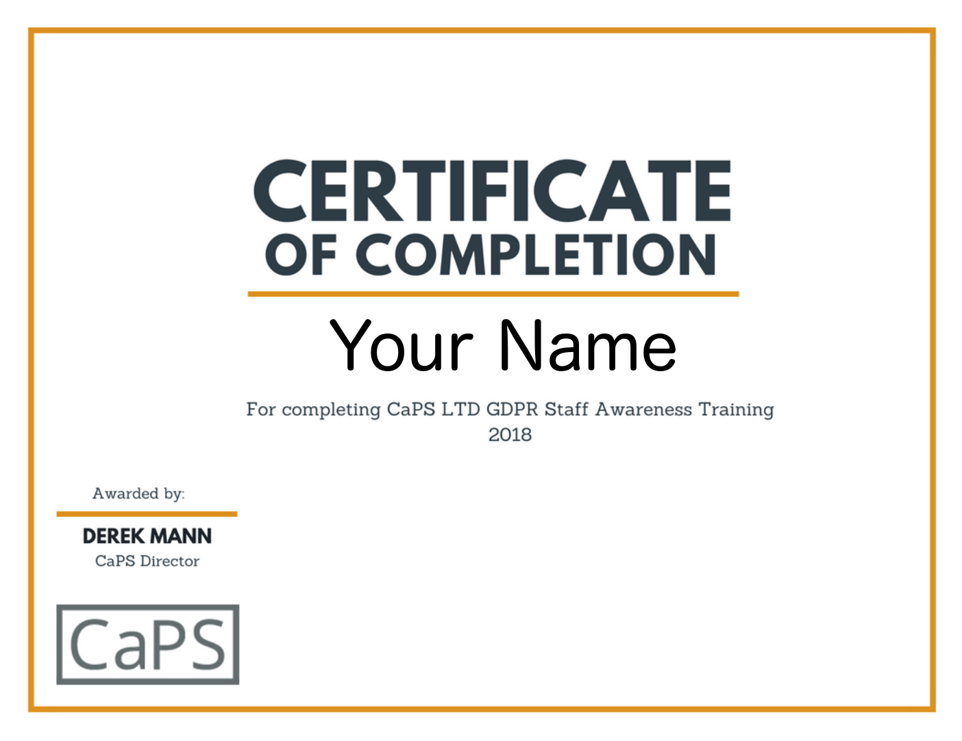 CaPS Online Training CaPS LTD